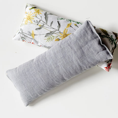 Aromatherapy Hot/Cold Eye Pillow - 100% Linen fabric