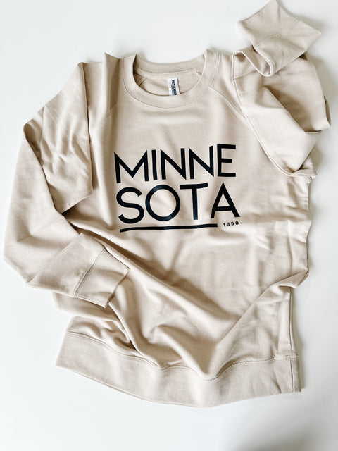 Minnesota Lightweight Sweatshirt - Sand