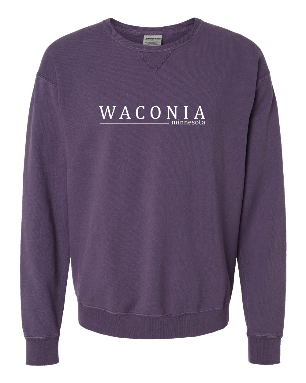 Waconia Signature Garment-Dyed Crewneck Unisex Sweatshirt – Carver