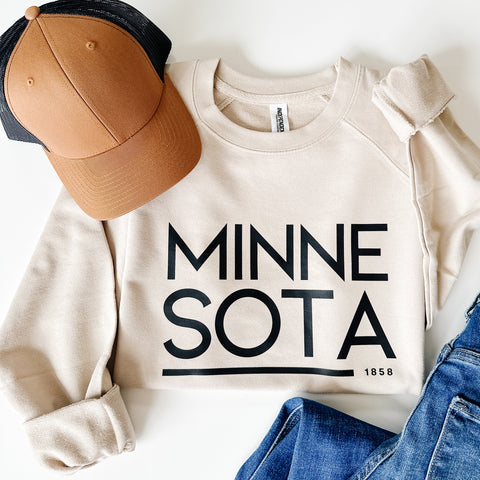 Minnesota Lightweight Sweatshirt - Sand