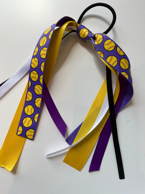 Chaska Themed Hair Tie with Ribbon