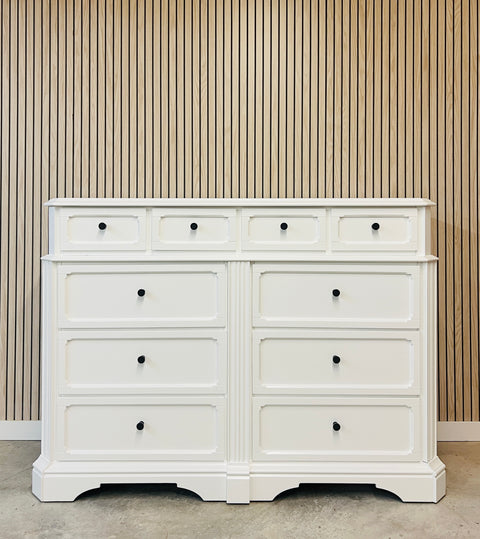 Large Chest On Chest Double Dresser