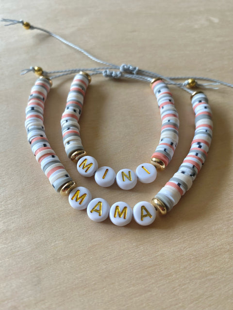 Adjustable Mama/Mini Bracelet Set