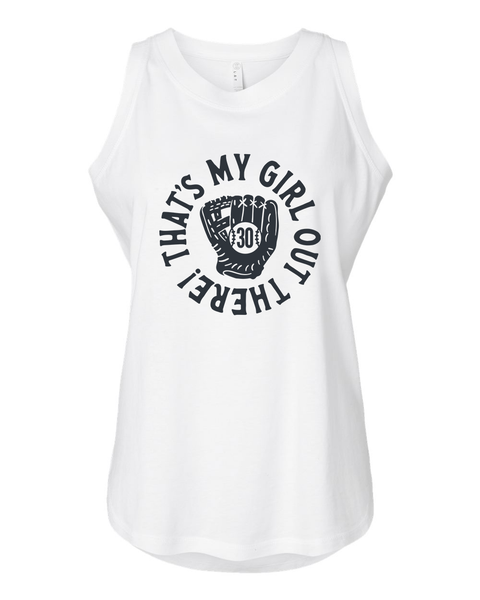 That's My Girl Out There - Custom Number Tanks & Tees, Unisex
