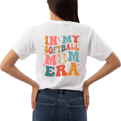 In My Softball MOM Era T-Shirt Adult