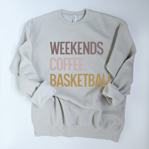 Weekends. Coffee. Sports.  Ultra Soft Sweatshirt - Multiple Sports Available
