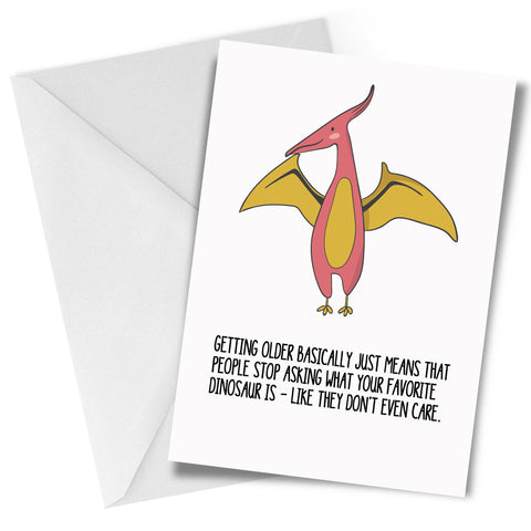 Favorite Dinosaur Birthday Card