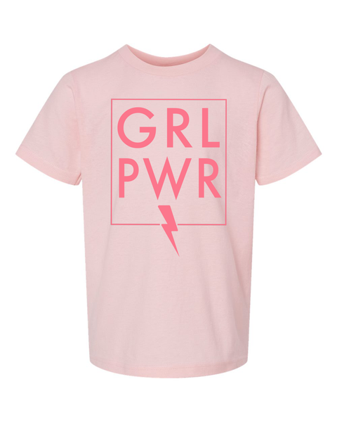 Girl Power Youth T-Shirt, Various Colors