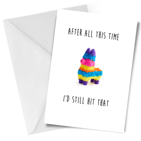 Hit That Love Relationship Anniversary Greeting Card
