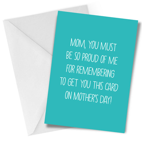 So Proud Greeting Card Mother's Day