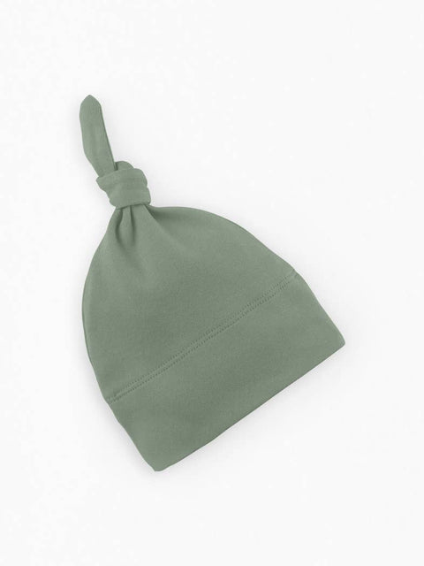 Classic Knotted Hat - Thyme