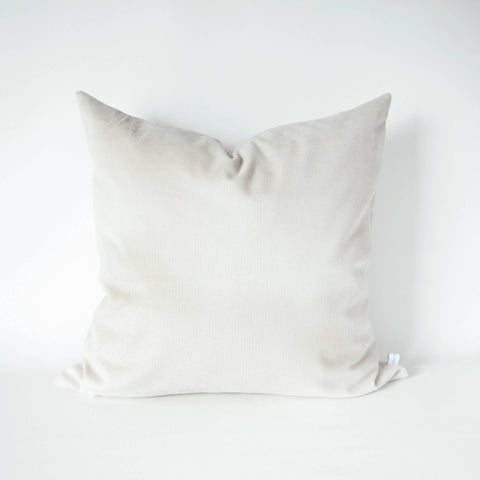 Stone Corduroy Pillow Cover + Insert