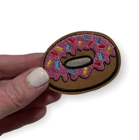 Donut Iron on Patch