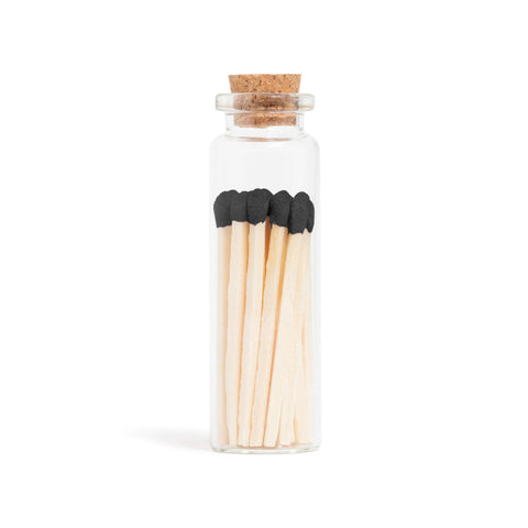 Black Matches in Small Corked Vial