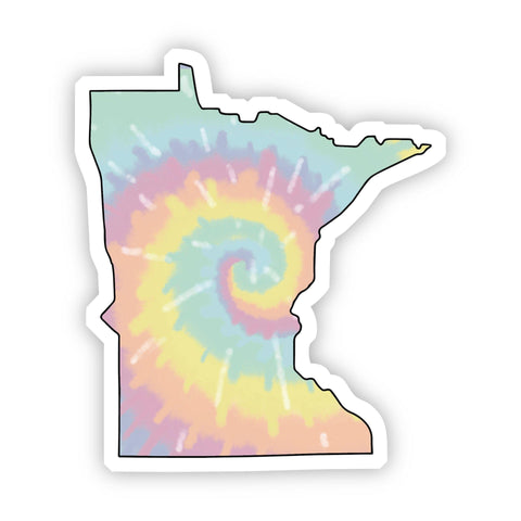 Minnesota Tie Dye Sticker