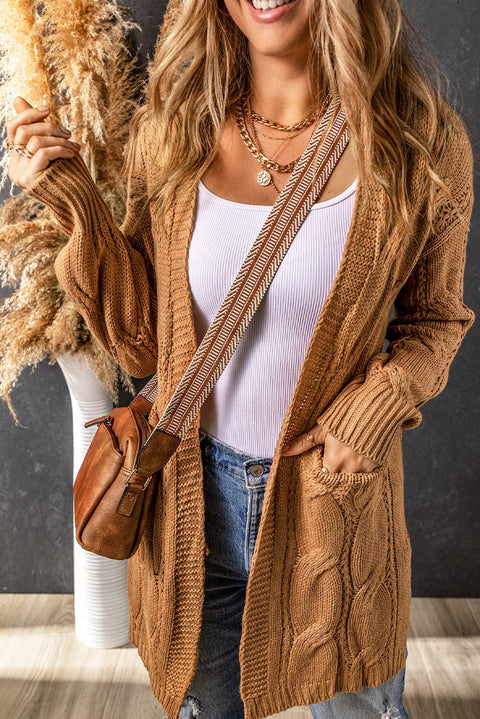 Clea Cable Knit Cardigan