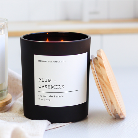 Plum + Cashmere Soy Candle - Various Sizes