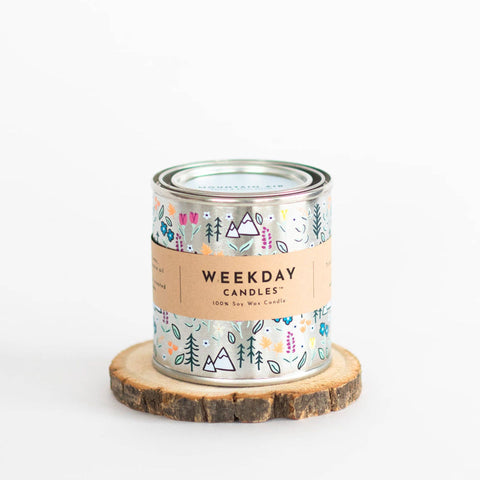 Paint Tin Candle | Home Decor | Mountain Air | Sweet Forest