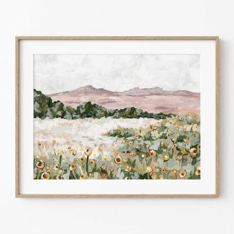 "Staccato Sunflowers" Print