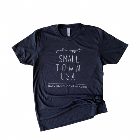 Small Town USA t-shirt, Carver Junk Co Exclusive