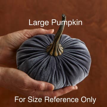 Large Velvet Pumpkins