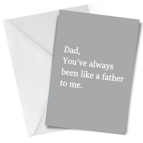 Like a Father Greeting Card Father's Day