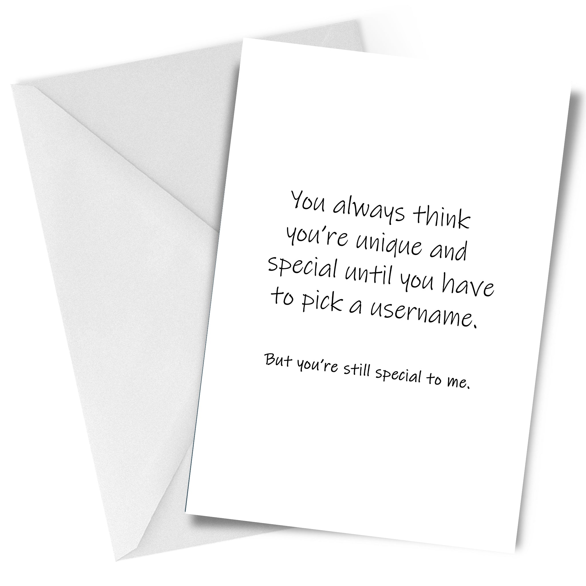 i think you are special