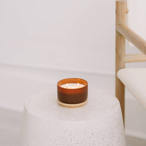 Mahogany + Cashmere - Resilience Series 3 Wick Soy Candle