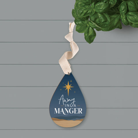 Away In A Manger Ornament