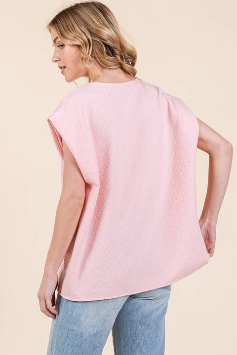 Ribbed Muscle Sleeve Top