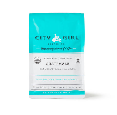 City Girl Organic Guatemala Whole Bean Coffee