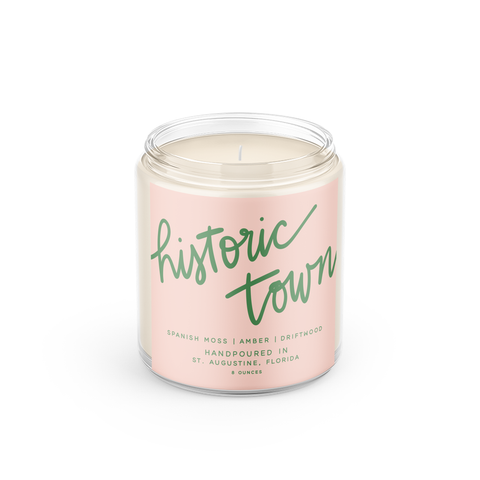 Historic Town: 8 oz Soy Wax - Small Batch Candles