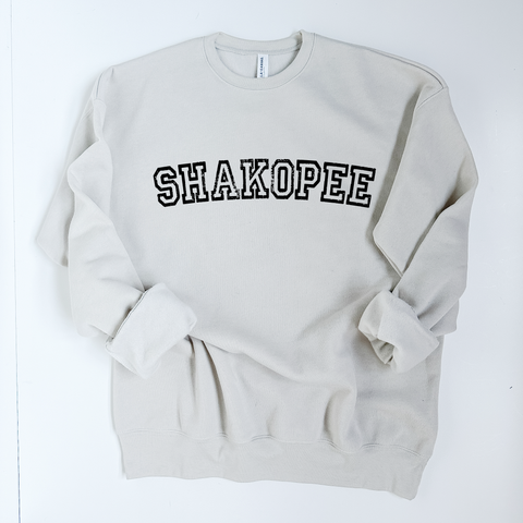 Shakopee Varsity Lettering Ultra Soft Sweatshirt - Multiple Color Options