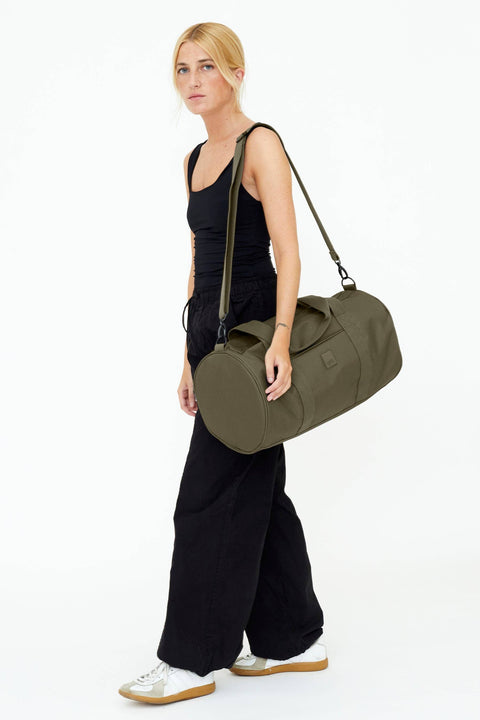 Getaway Duffle Bag Stripes Olive