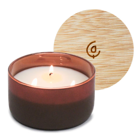 Mahogany + Cashmere - Resilience Series 3 Wick Soy Candle