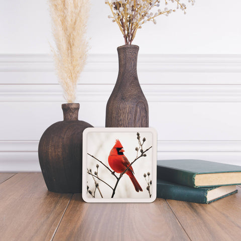 Cardinal Mini Ceramic Sign