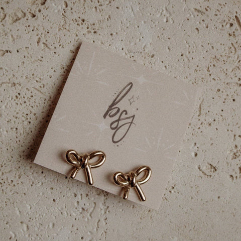 Bow earrings