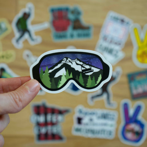 Ski Goggles | Snowboard Goggles Sticker