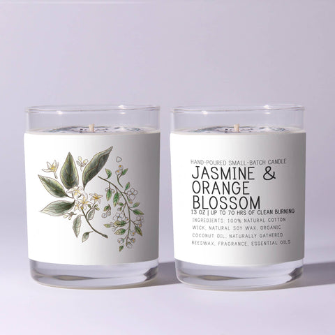 Jasmine and Orange Blossom Candle - 7 oz