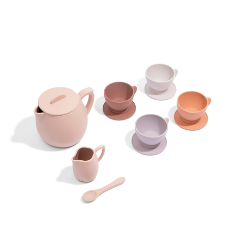 *LIMITED* Silicone Tea Set - Petal | Kids Pretend Playset