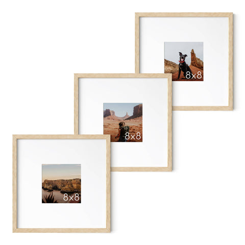 Square Beige Picture Frame - 8x8 or 16x16