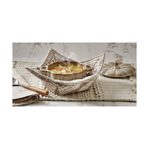 Some Like It Hot Plaid Bowl Cozy - Multi