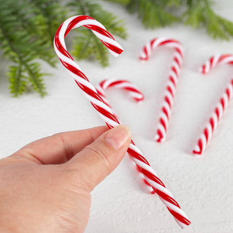 6"  Polyresin Candy Canes - Ornaments or Gift Wrap Add-On