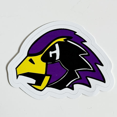 Chaska Hawks Vinyl Sticker, 3" for water bottles, laptops