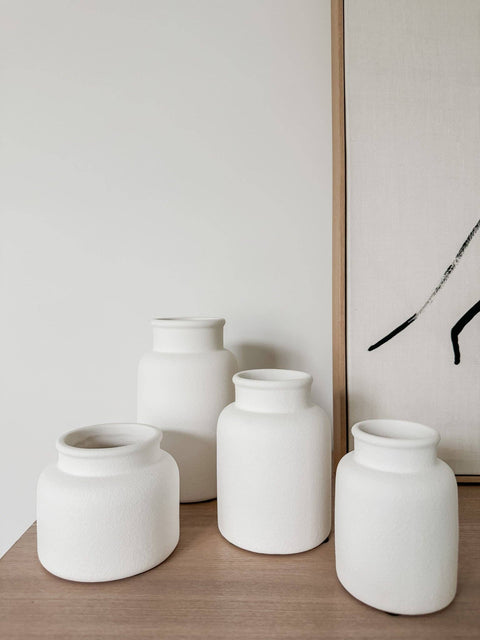 Areti Ceramic Textured Vases
