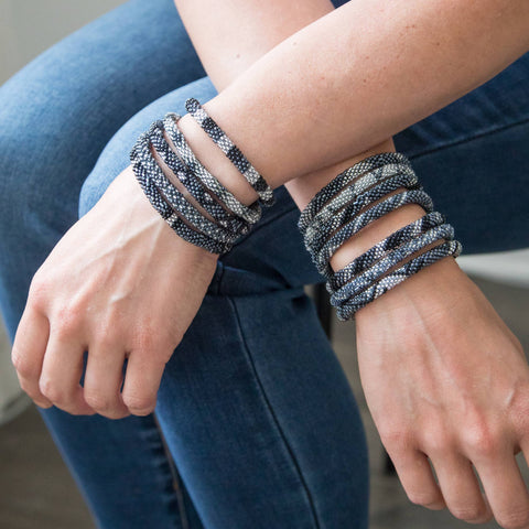 Slate Mix: Roll-On® Bracelets, Ethically Crafted