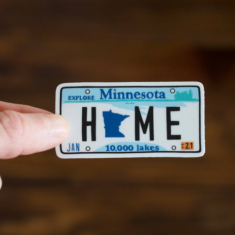 Minnesota Home License Plate Sticker