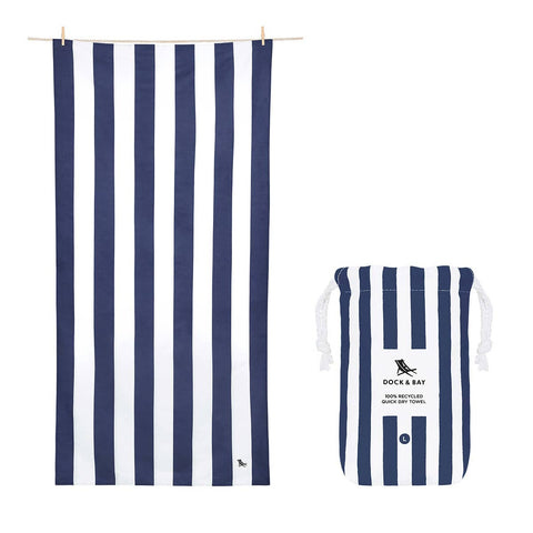 Dock & Bay Quick Dry Towels - Cabana - Whitsunday Blue