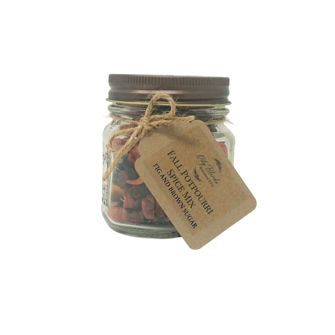 Fig and Brown Sugar Fall Pumpkin Spice Mix in Jars