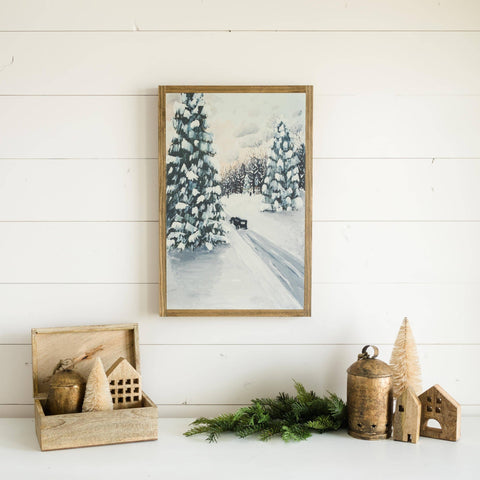 The Cottage After a Snowfall | Fine Art